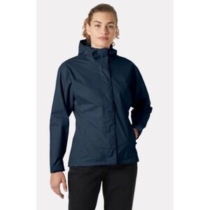 Helly Hansen Women's Seven J Hooded Jacket LS Blue Helly Tech Full Zip 2X NWT